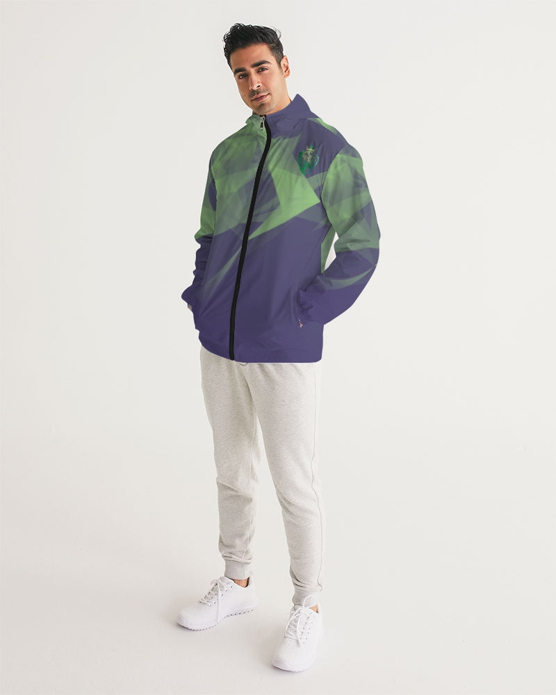 KINGBREED LUX EMERALD Men's Windbreaker