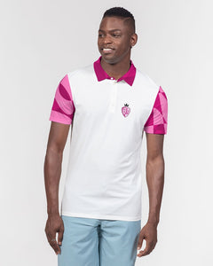 Kingbreed Signature Pink Edition Men's Slim Fit Short Sleeve Polo