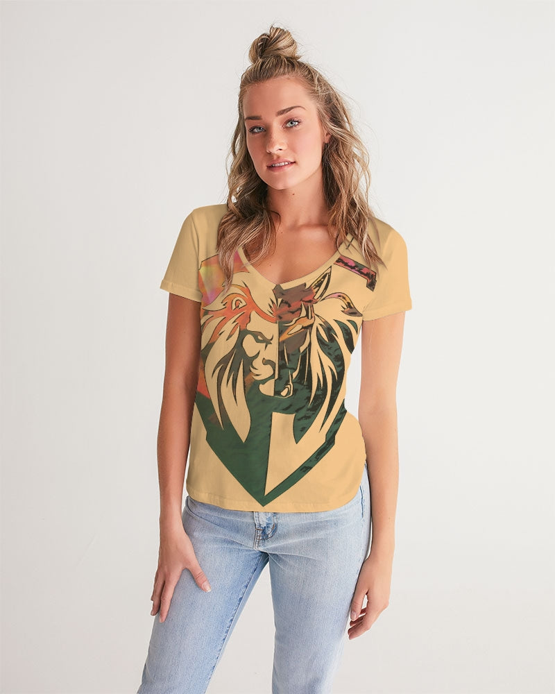 KINGBREED LUX BERRY  Women's V-Neck Tee