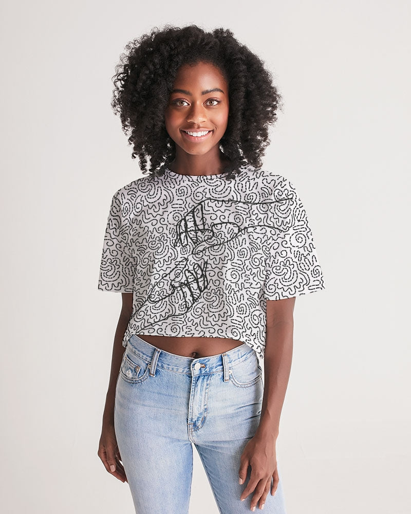 We Are Together Women's Lounge Cropped Tee