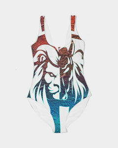 KINGBREED LEOMUS FIRE & ICE Women's One-Piece Swimsuit