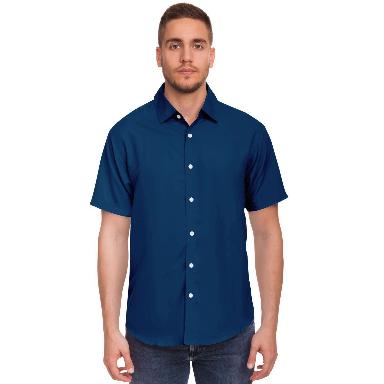 Kingbreed Collection Button Down Blue Wave