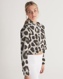 Leopard Women's Cropped Hoodie