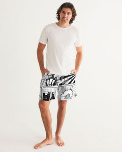 Retro Comic Men's Swim Trunk