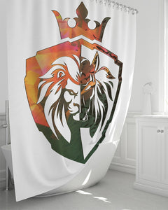 KINGBREED LUX ORIGINAL WHITE Shower Curtain 72"x72"