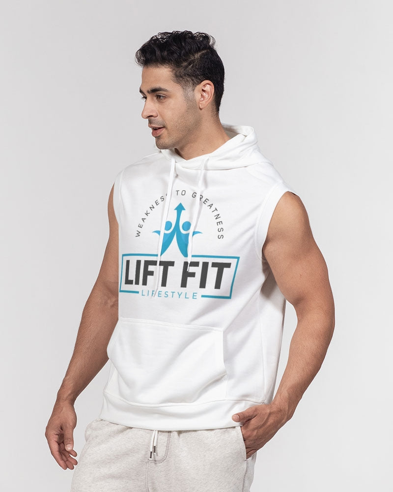 LIFT FIT LIFESTYLE COLLECTION BY KINGBREED Men's Premium Heavyweight Sleeveless Hoodie