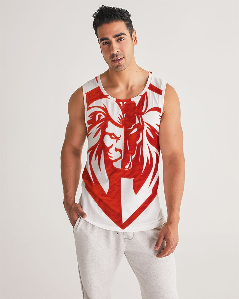 KINGBREED SIMPLICITY RED SKY Men's Sports Tank