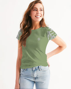 KINGBREED ARMY GREEN Women's Tee