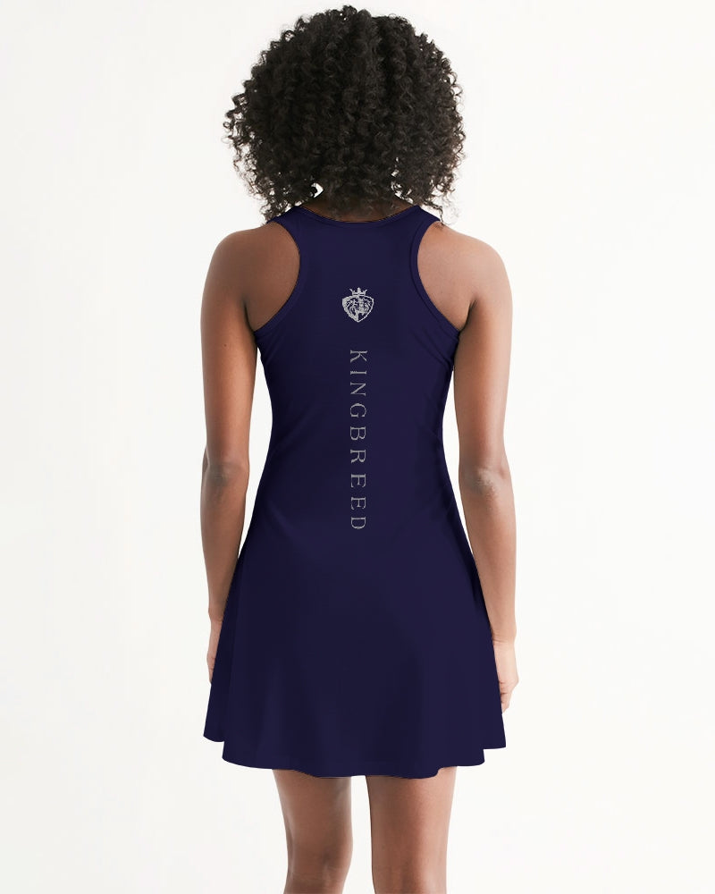 KINGBREED D. BLUE EDITION Women's Racerback Dress