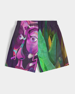 KINGBREED COMICS PURPLE EDITON Men's Swim Trunk