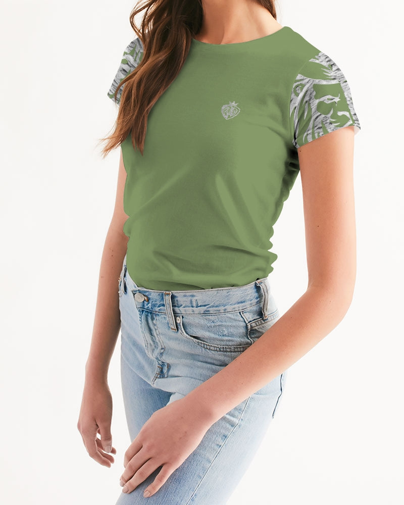 KINGBREED ARMY GREEN Women's Tee