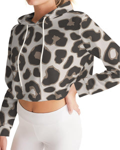 Leopard Women's Cropped Hoodie