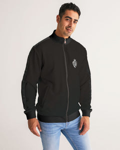 KINGBREED BLACK ICE Men's Stripe-Sleeve Track Jacket