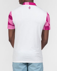 Kingbreed Signature Pink Edition Men's Slim Fit Short Sleeve Polo