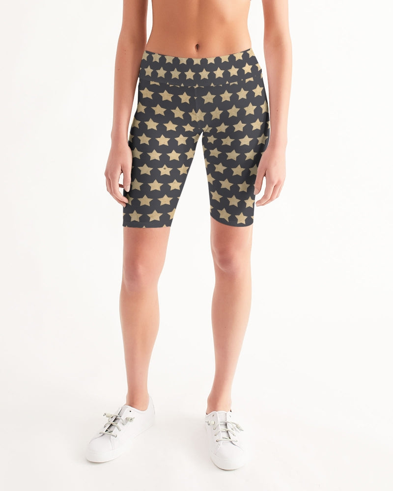 Military Stars Women's Mid-Rise Bike Shorts