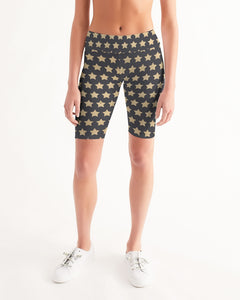 Military Stars Women's Mid-Rise Bike Shorts
