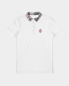 Kingbreed Signature Classic Pink Polo Club Men's Slim Fit Short Sleeve Polo