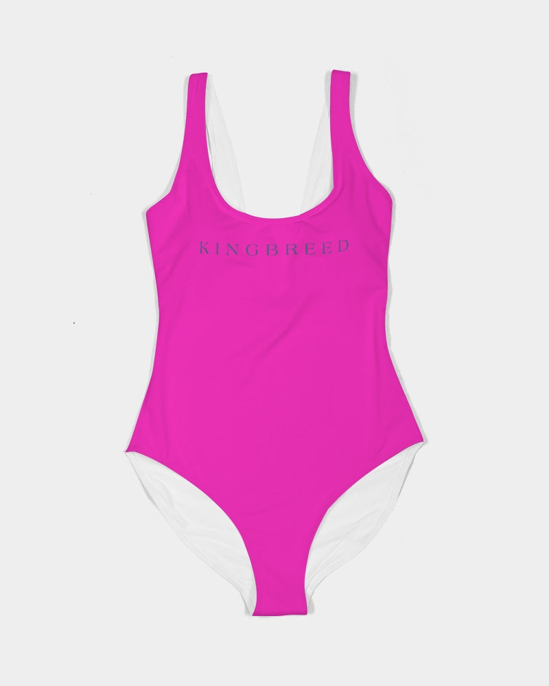 KINGBREED PINK Women's One-Piece Swimsuit