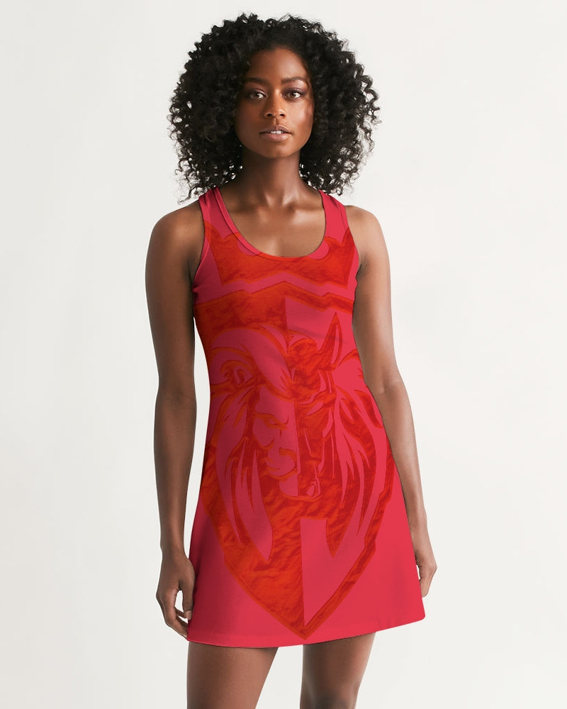 KINGBREED SIMPLICITY RED Women's Racerback Dress