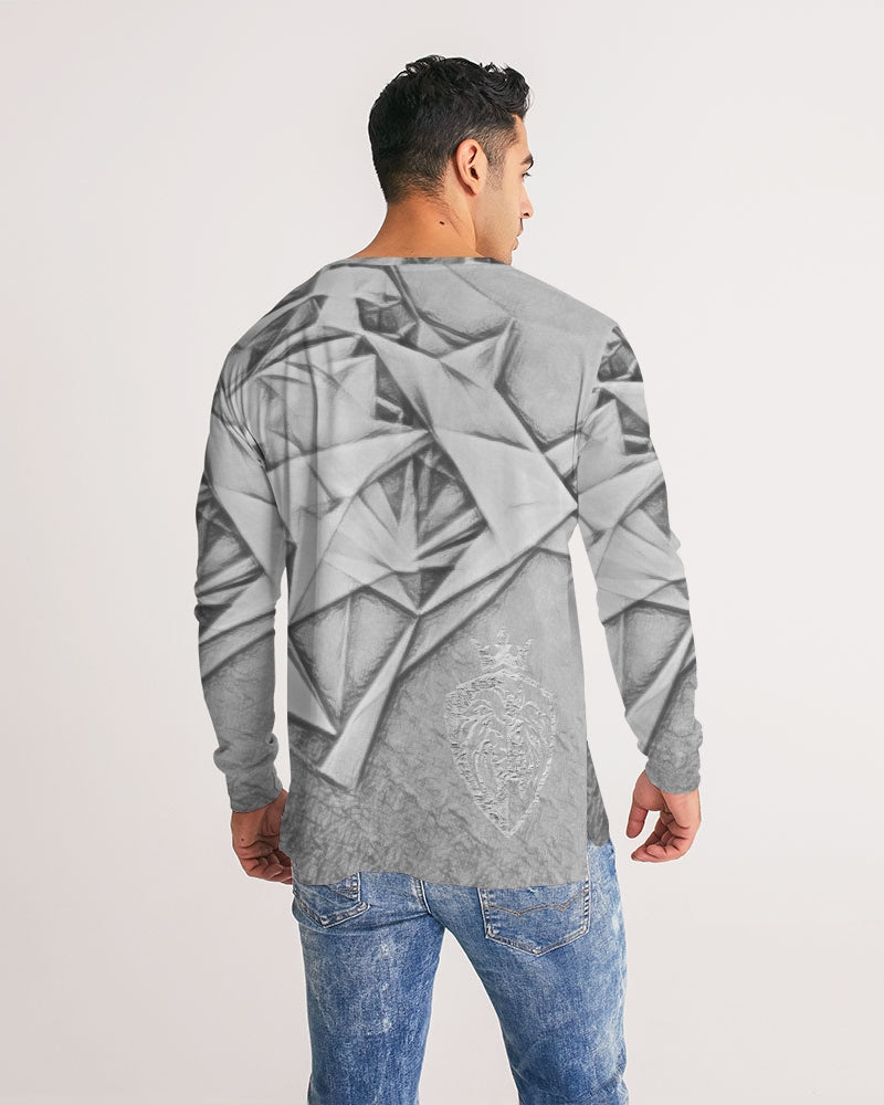 KINGBREED SIGNATURE SILVER Men's Long Sleeve Tee