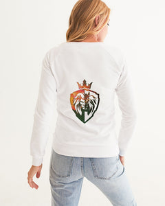 KINGBREED LUX ORIGINAL WHITE Women's Graphic Sweatshirt