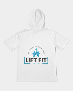 LIFT FIT LIFESTYLE COLLECTION BY KINGBREED Men's Premium Heavyweight Short Sleeve Hoodie