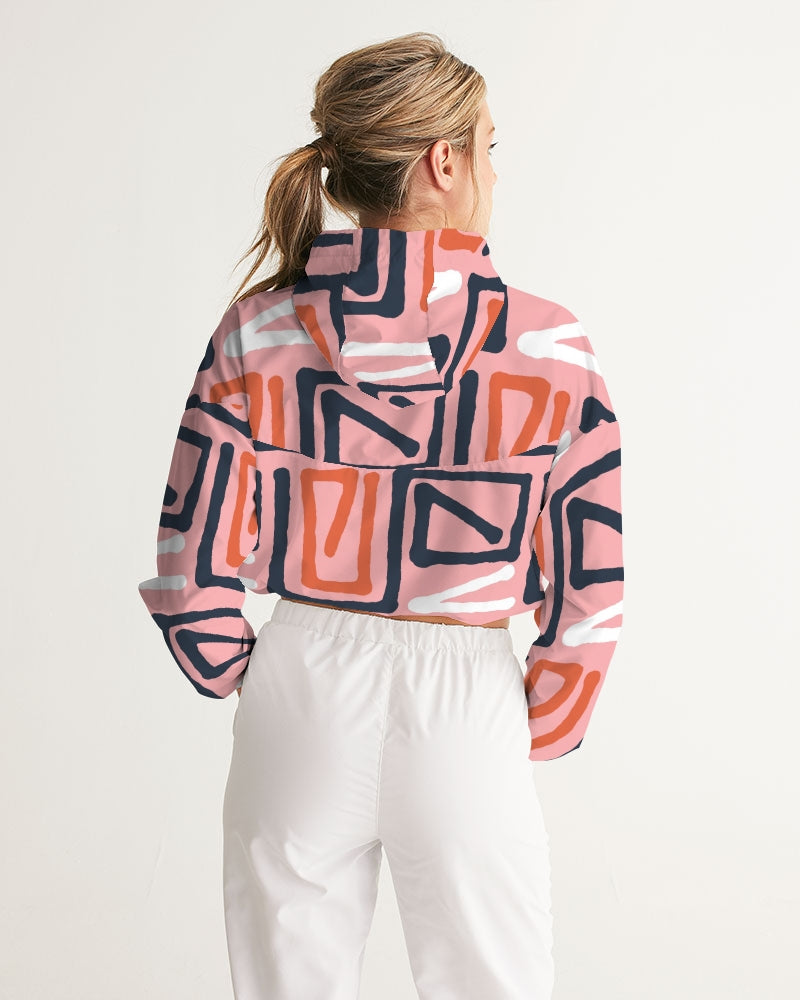 Street Corner Women's Cropped Windbreaker