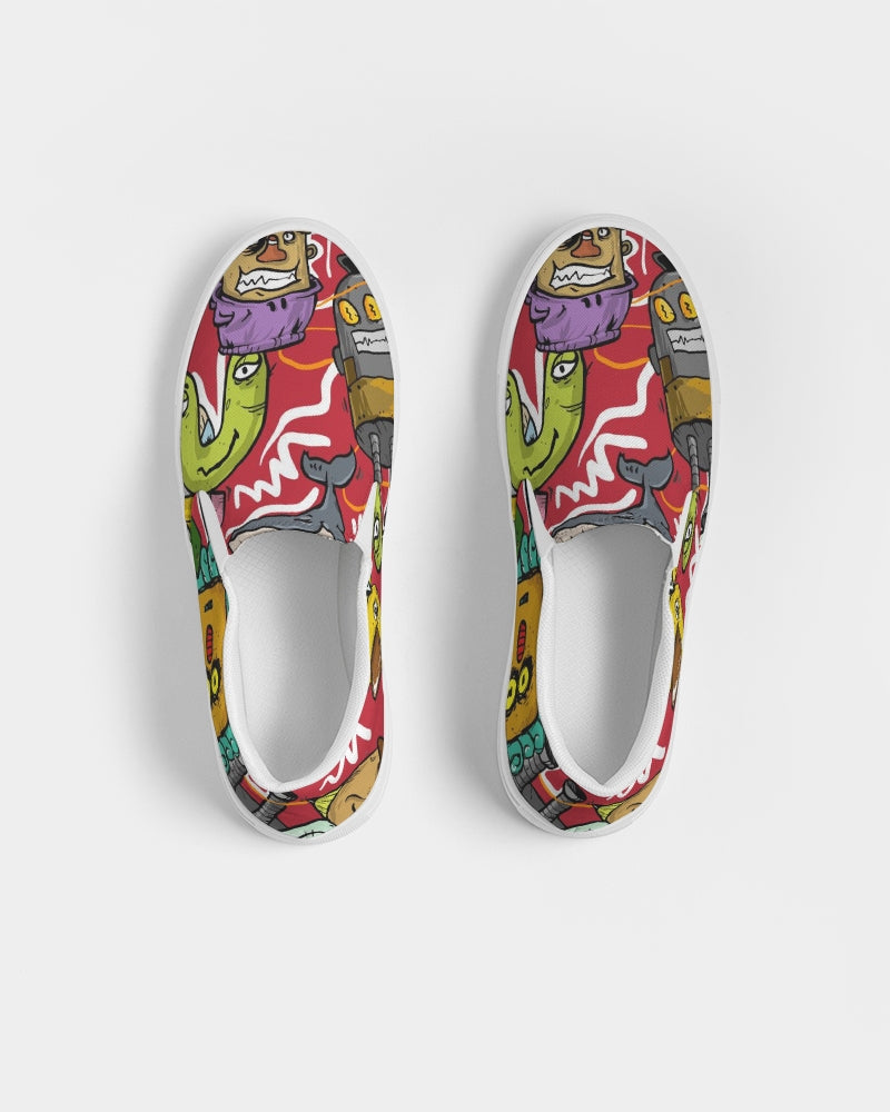 Look At My Face Women's Slip-On Canvas Shoe