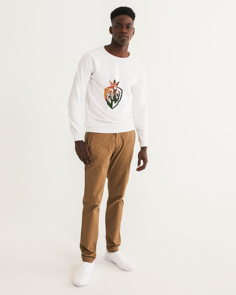 KINGBREED LUX ORIGINAL WHITE Men's Graphic Sweatshirt