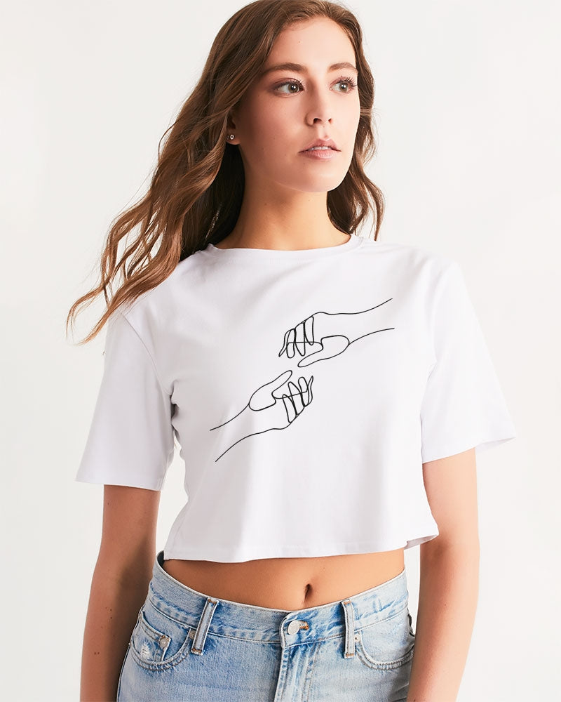 We Are Together Women's Cropped Tee