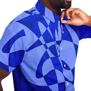 Kingbreed Collection Button Down Blue Clouds