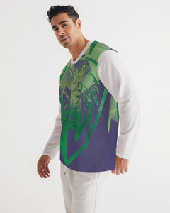 KINGBREED LUX EMERALD Men's Long Sleeve Sports Jersey