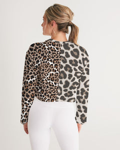 Leopard Women's Cropped Sweatshirt