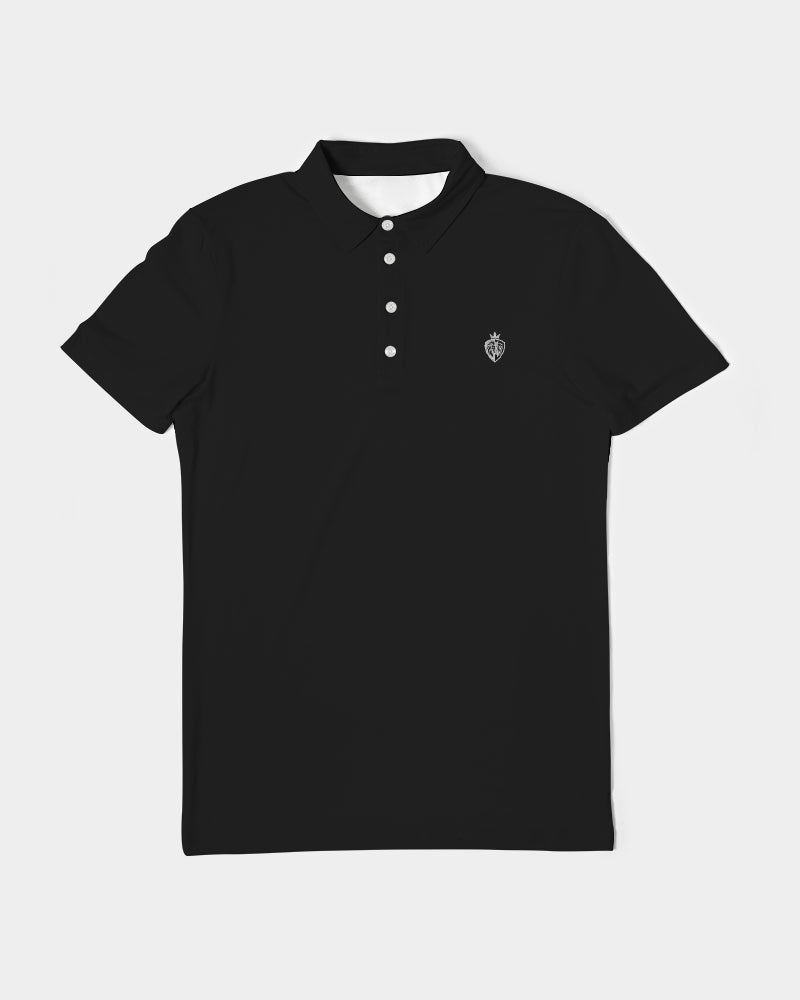 KINGBREED BLACK LABEL Men's Slim Fit Short Sleeve Polo