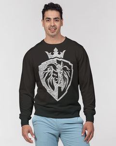 KINGBREED BLACK ICE Men's Classic French Terry Crewneck Pullover