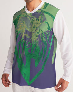 KINGBREED LUX EMERALD Men's Long Sleeve Sports Jersey