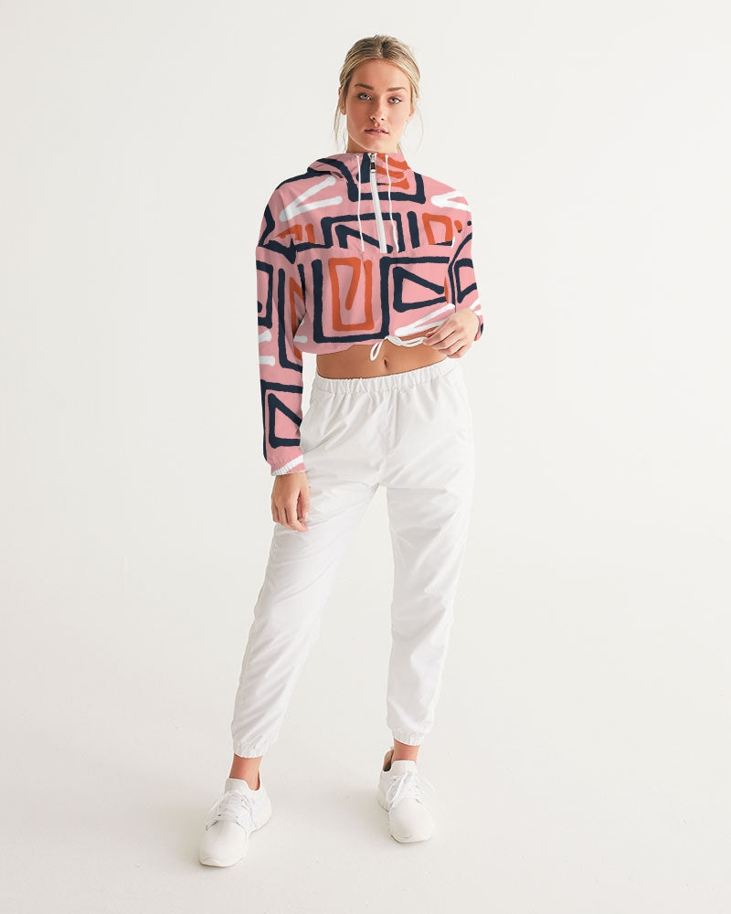 Street Corner Women's Cropped Windbreaker