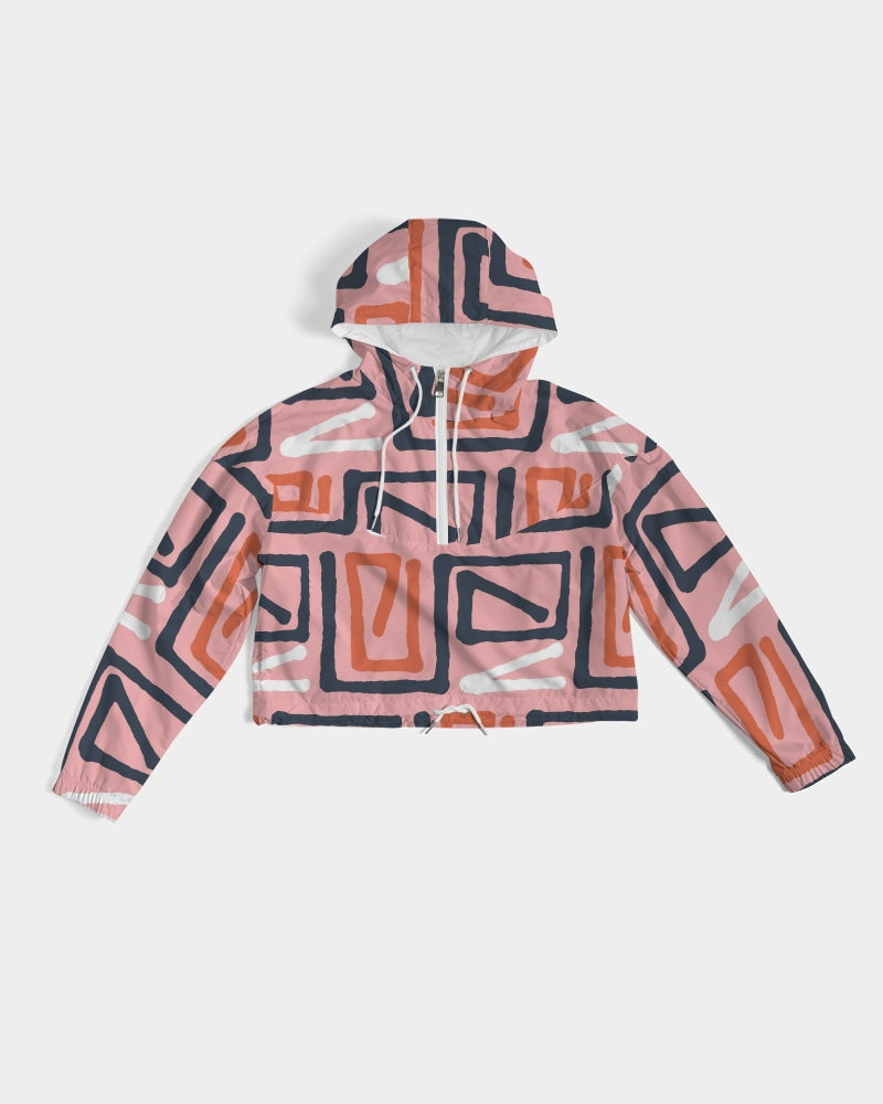 Street Corner Women's Cropped Windbreaker