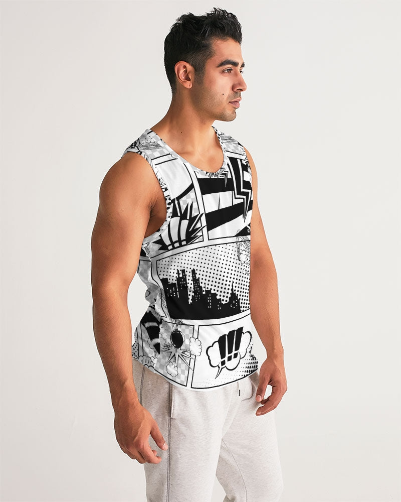 Retro Comic Men's Sports Tank