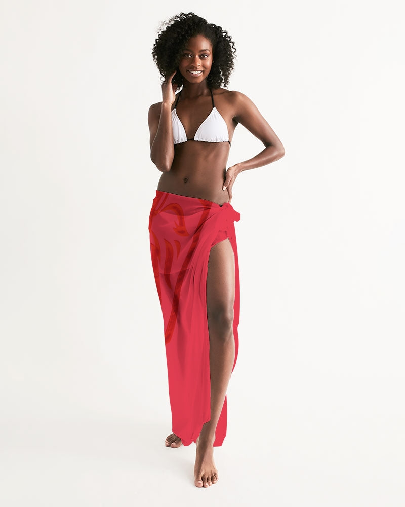 KINGBREED SIMPLICITY RED Swim Cover Up