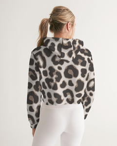 Leopard Women's Cropped Hoodie