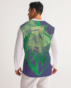 KINGBREED LUX EMERALD Men's Long Sleeve Sports Jersey