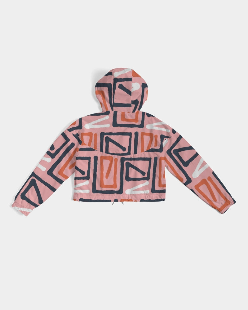 Street Corner Women's Cropped Windbreaker