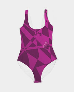 KINGBREED LUX RASPBERRY  Women's One-Piece Swimsuit