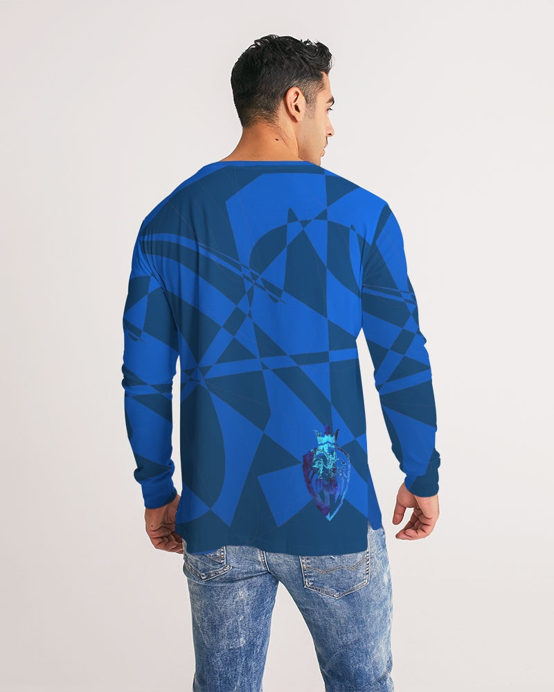 KINGBREED LUX BLUE WATER Men's Long Sleeve Tee