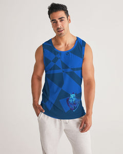 KINGBREED LUX BLUE WATER Men's Sports Tank