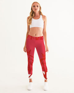 KINGBREED SIMPLICITY RED Women's Yoga Pants