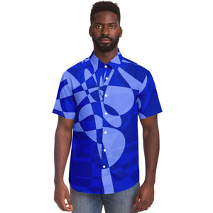 Kingbreed Collection Button Down Blue Clouds