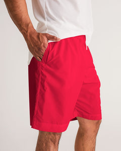 KINGBREED CLASSIC CRAYON RED Men's Jogger Shorts