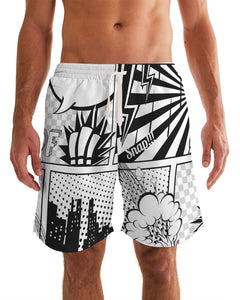 Retro Comic Men's Swim Trunk